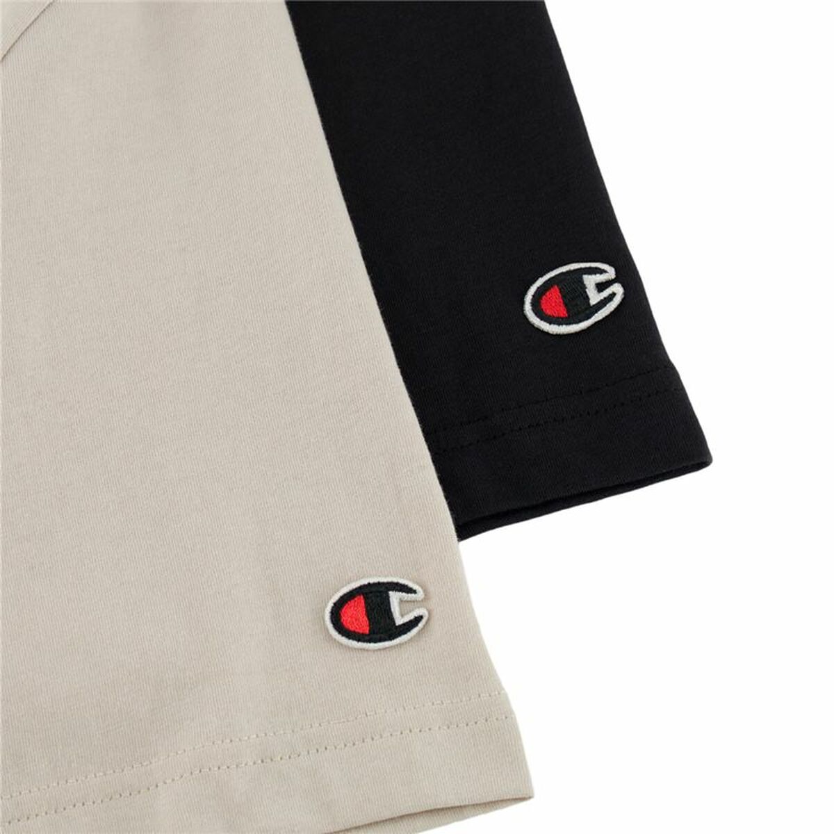 T-shirt à manches courtes homme Champion Noir 2 Unités