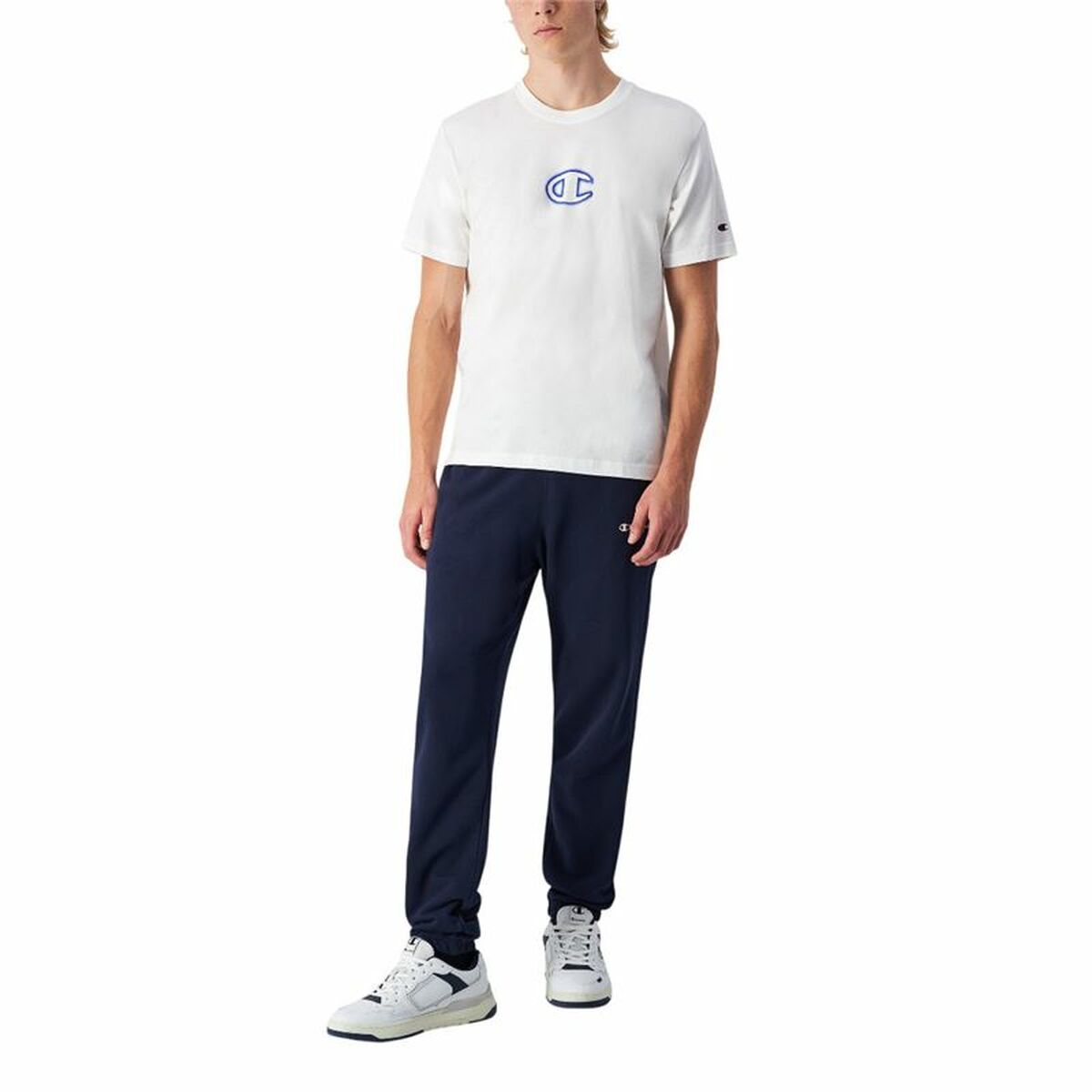 T-shirt à manches courtes homme Champion Blanc