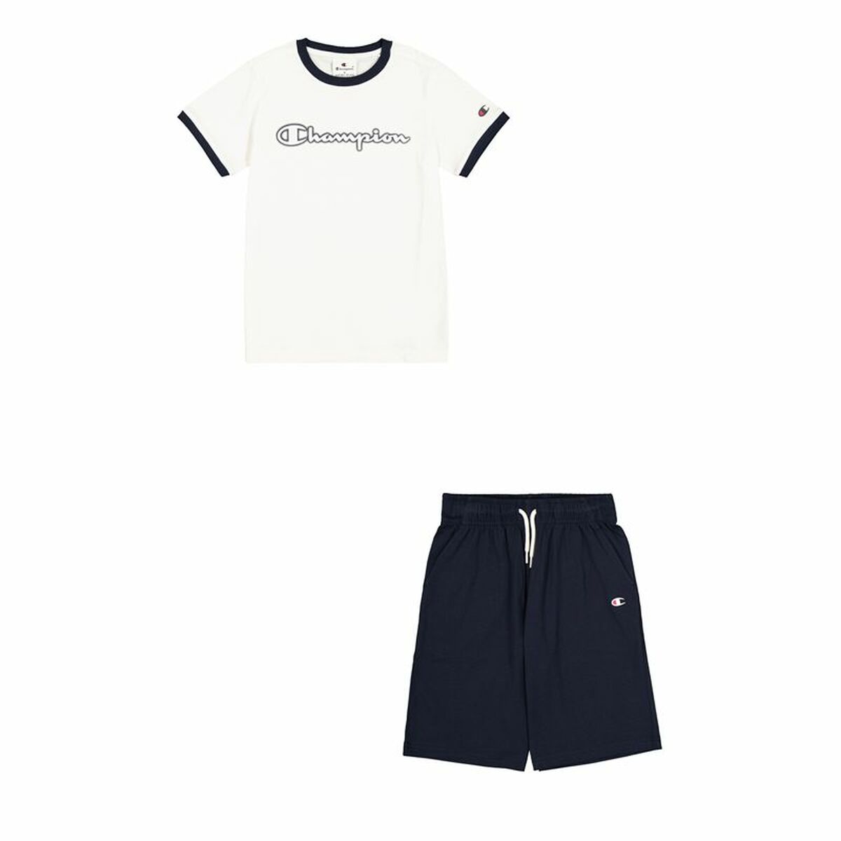 Ensemble de Sport pour Enfants Champion Blanc