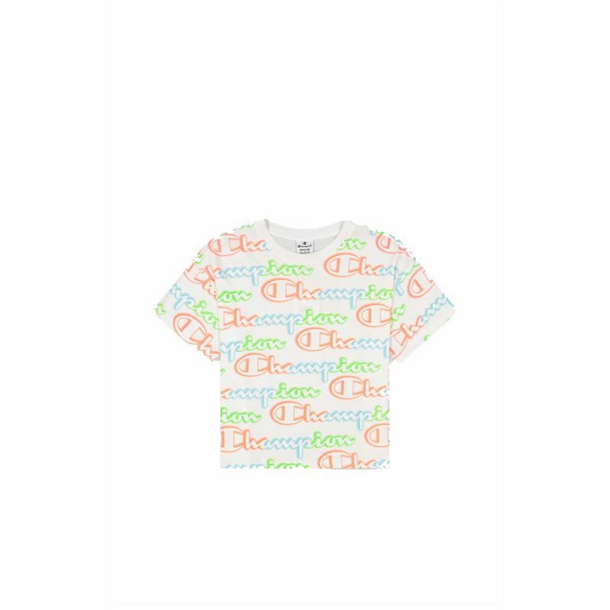 T-shirt à manches courtes femme Champion Crewneck Croptop Blanc