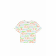 T-shirt à manches courtes femme Champion Crewneck Croptop Blanc