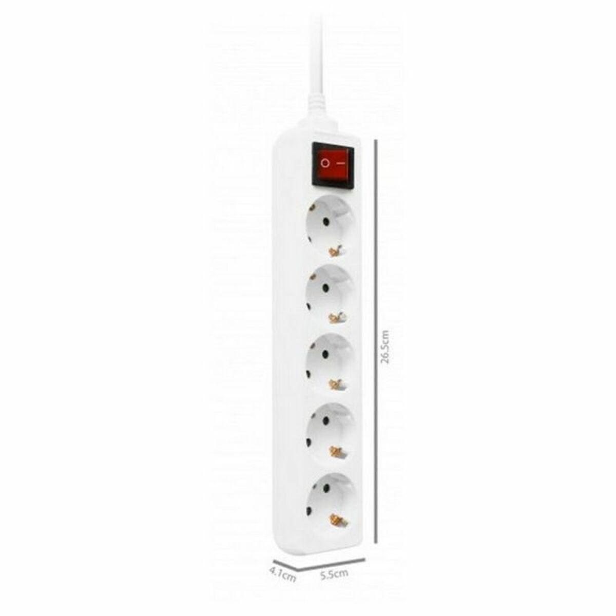 Multiprise 5 Prises avec Interrupteur Ewent EW3916 (1,5 m)