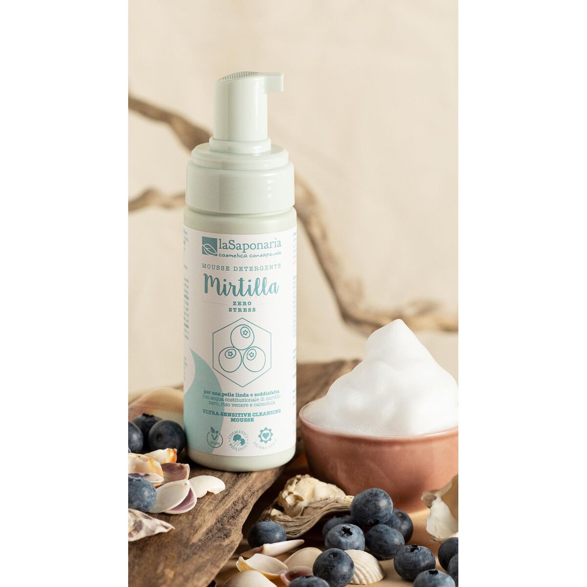 Mousse nettoyante La Saponaria