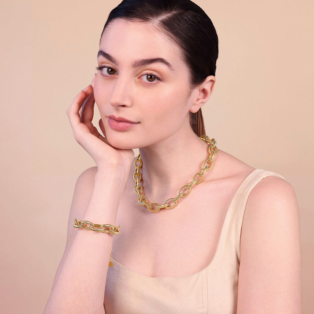 Bracelet Femme Etrusca WSET00845.YG Doré