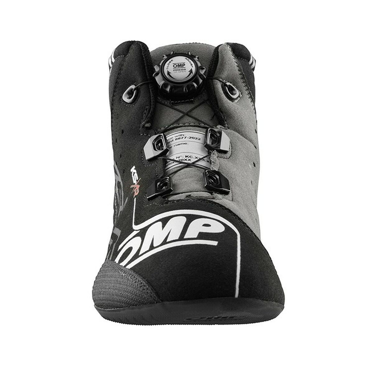 Chaussures de course OMP KS-X FIA 8877-2022 39 Noir Taille 39
