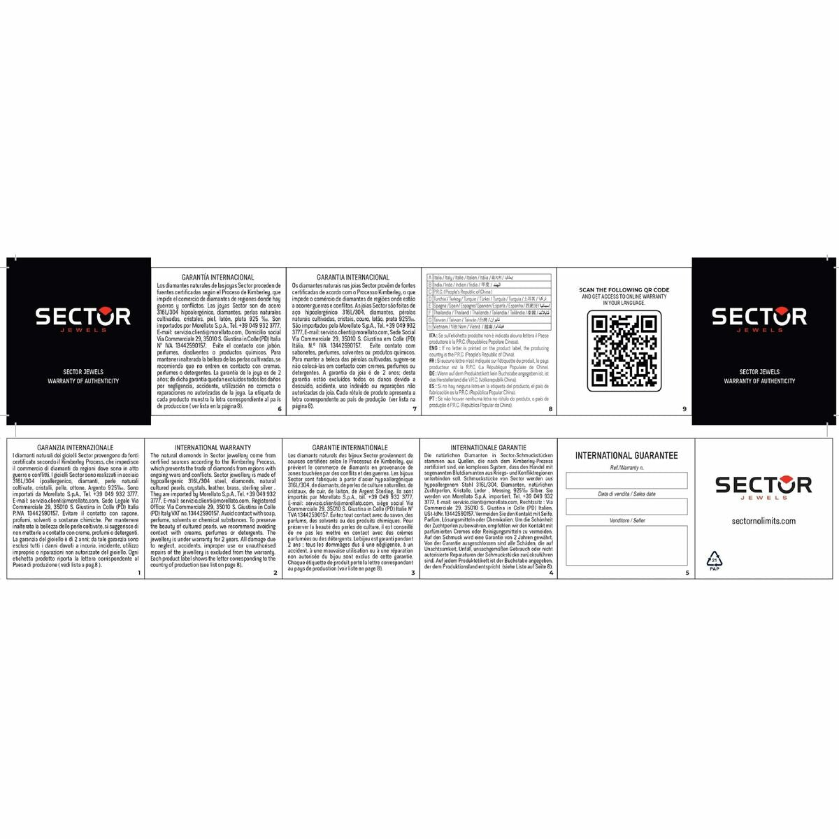 Bracelet Homme Sector Argent