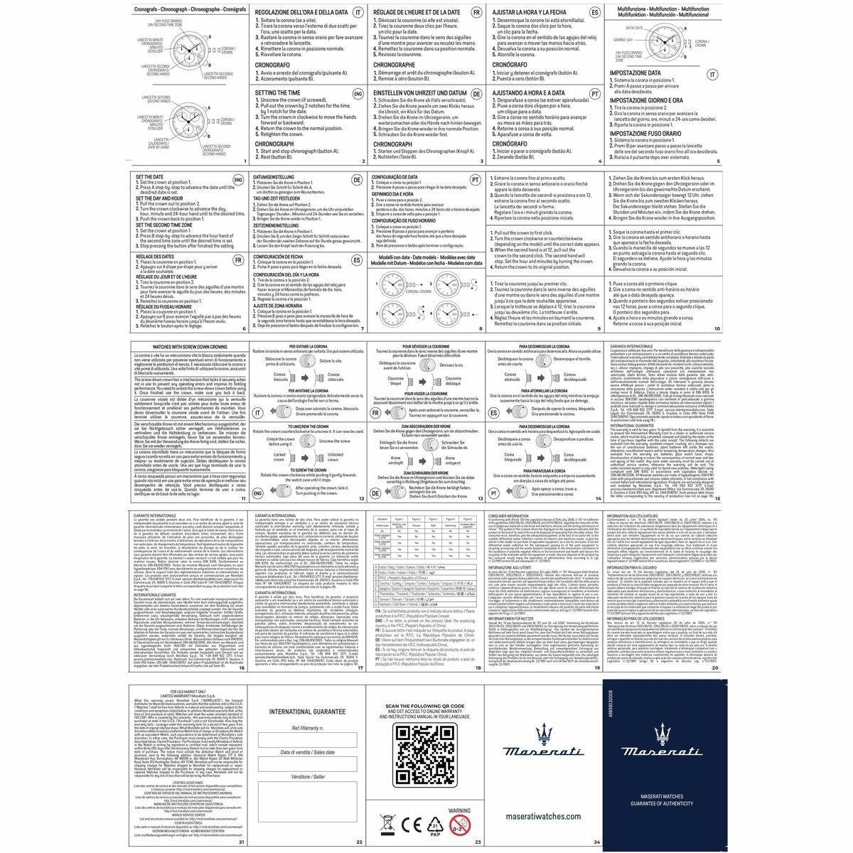 Montre Homme Maserati R8823118011