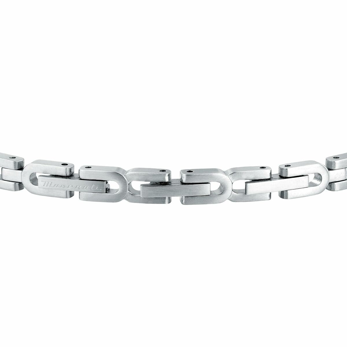 Bracelet Homme Maserati Acier inoxydable 21,5 cm Argenté