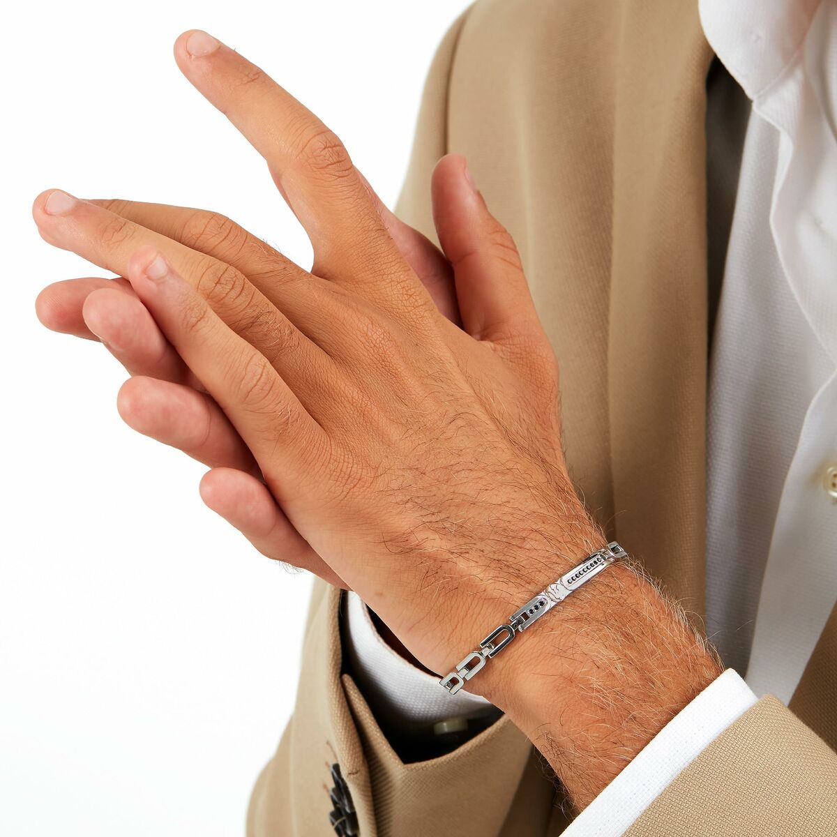 Bracelet Homme Maserati JM423AVD25 Acier inoxydable 21,5 cm