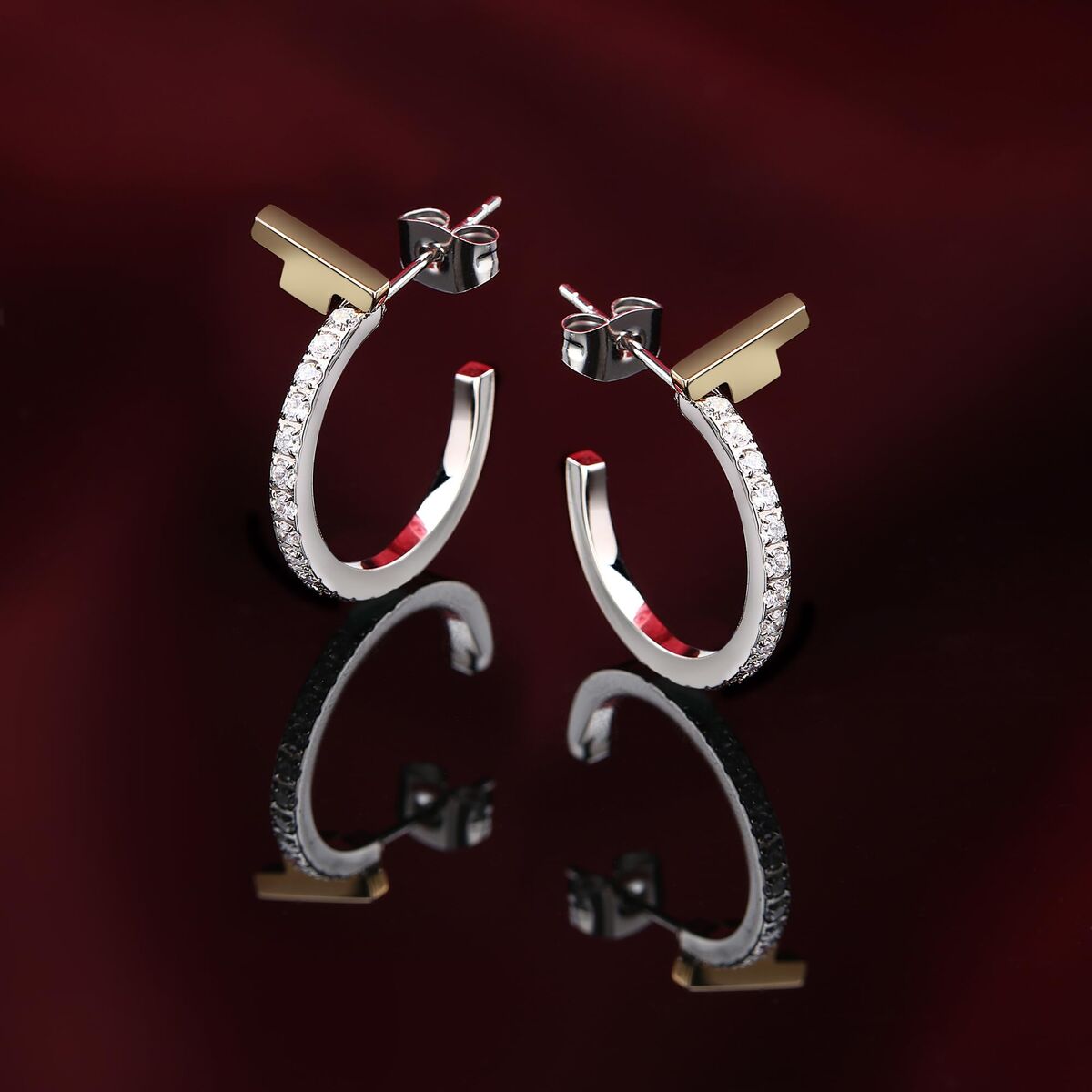 Boucles d´oreilles Femme Trussardi TJAXC32 2 cm