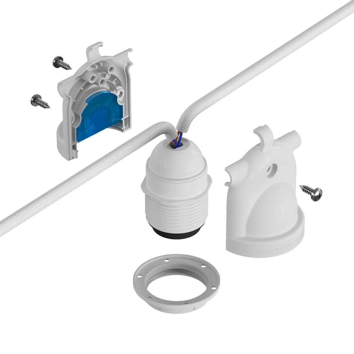 Douilles Creative Blanc E27