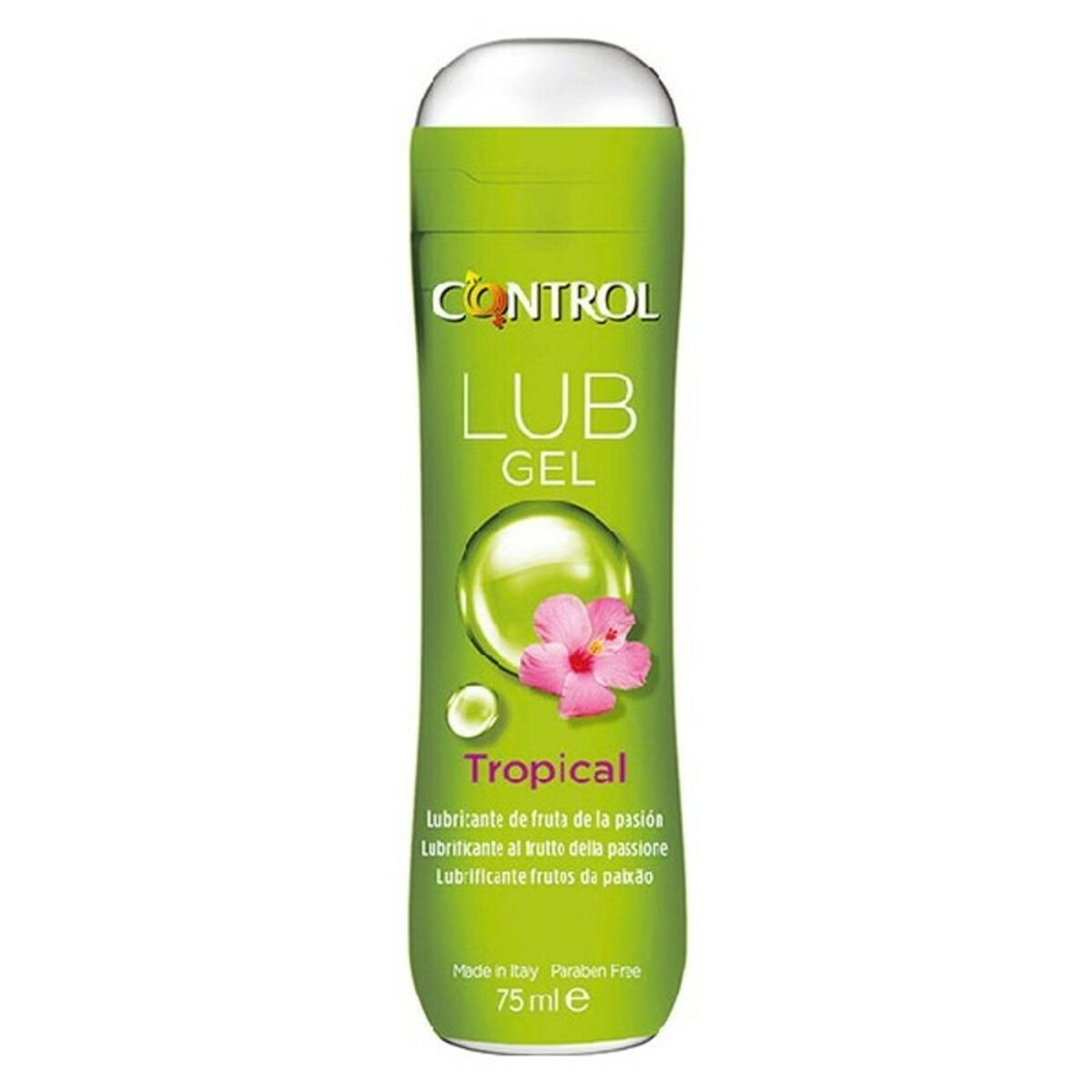 Lubrifiant à base d'eau Lub Tropical Control Fruit de la Passion 75 ml