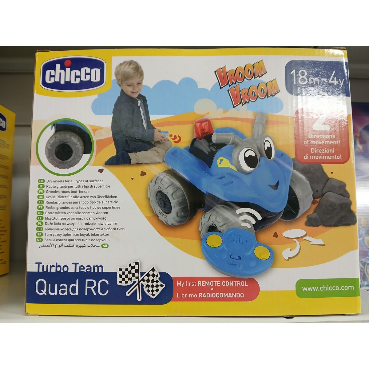 Voiture Télécommandée Chicco 15 x 14,1 x 15 cm