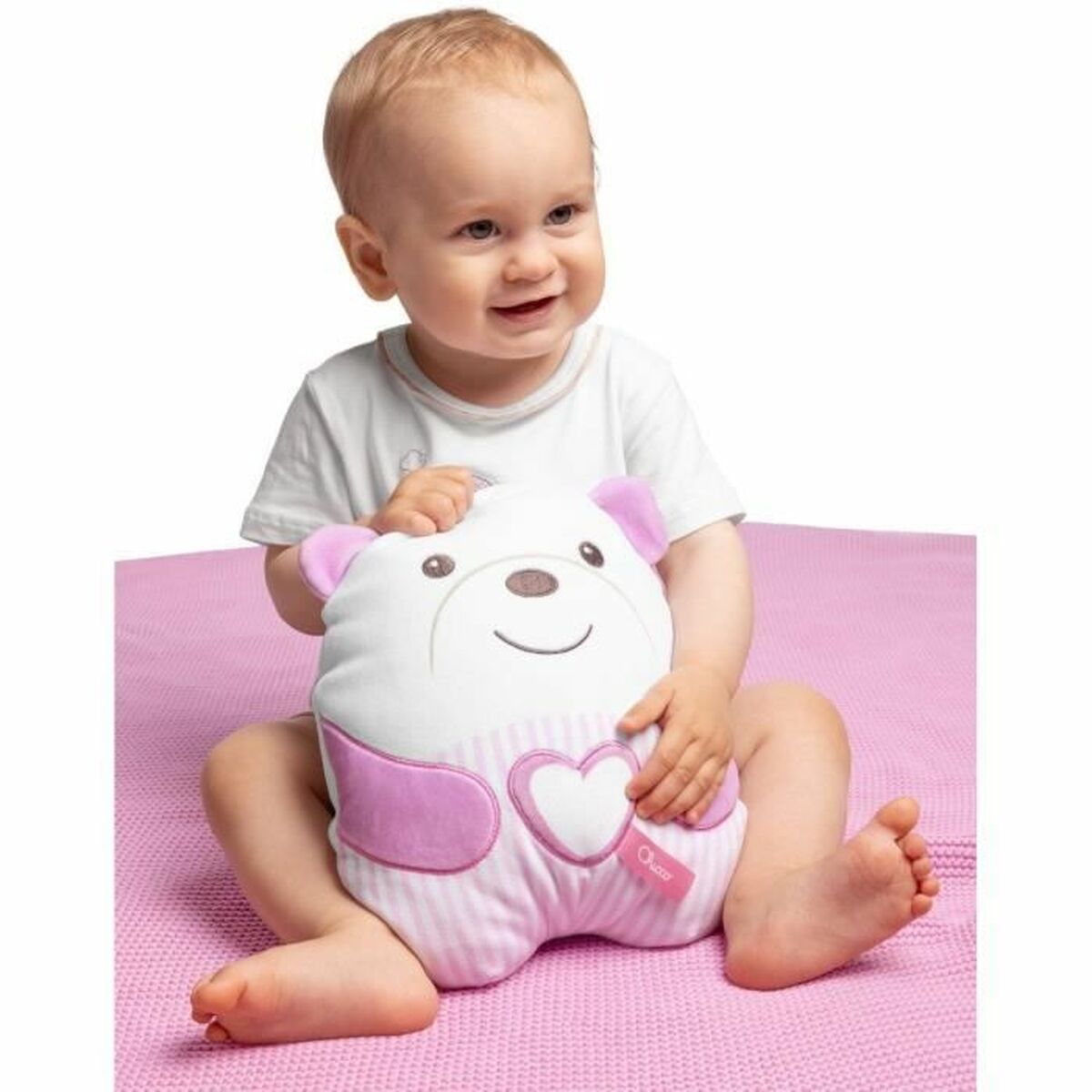 Jouet Peluche Chicco Rose