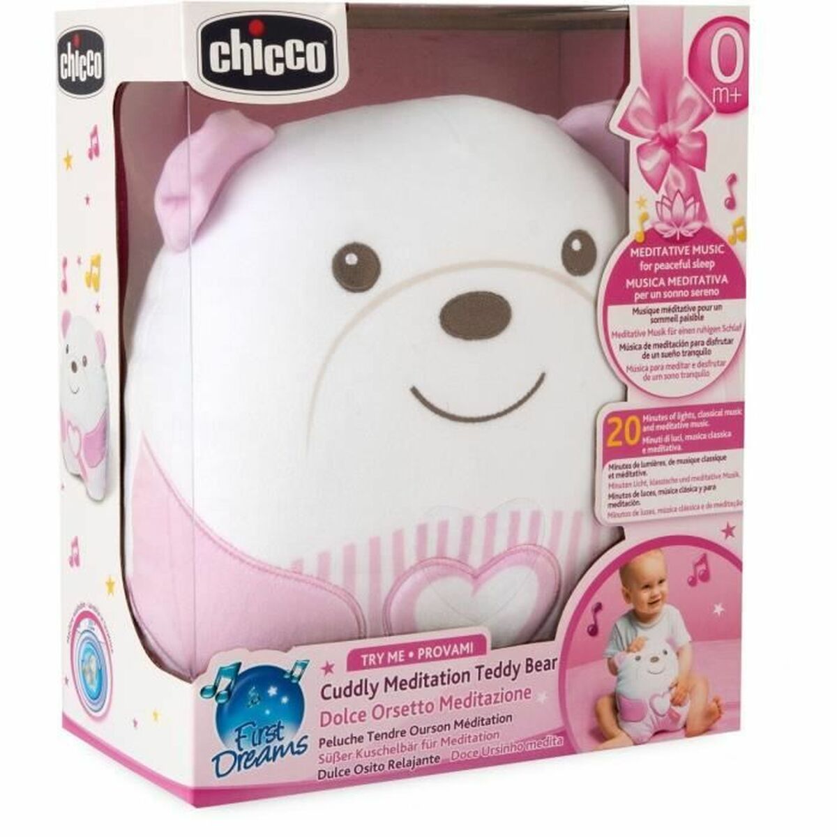 Jouet Peluche Chicco Rose