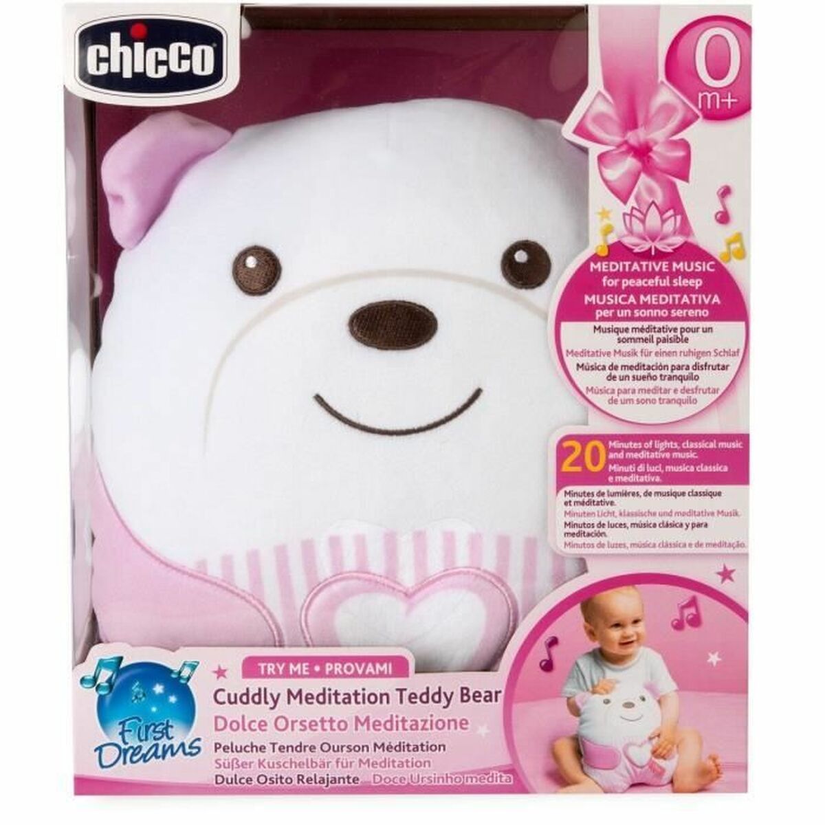 Jouet Peluche Chicco Rose