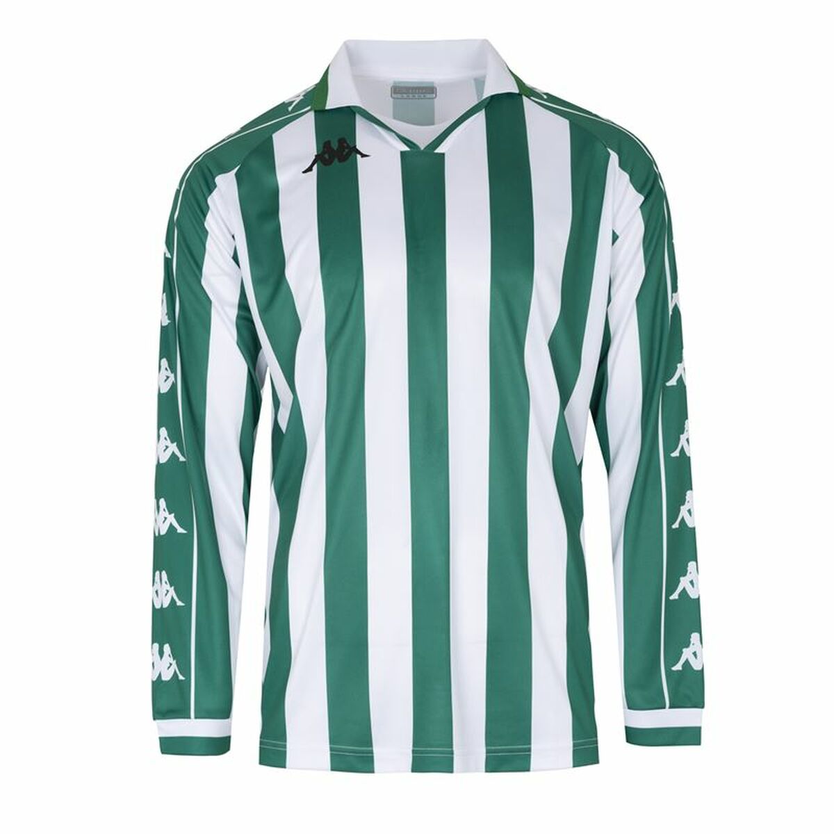 Maillot de Football à Manches Courtes pour Homme Kappa Onso Blanc Vert