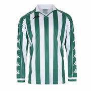 Maillot de Football à Manches Courtes pour Homme Kappa Onso Blanc Vert