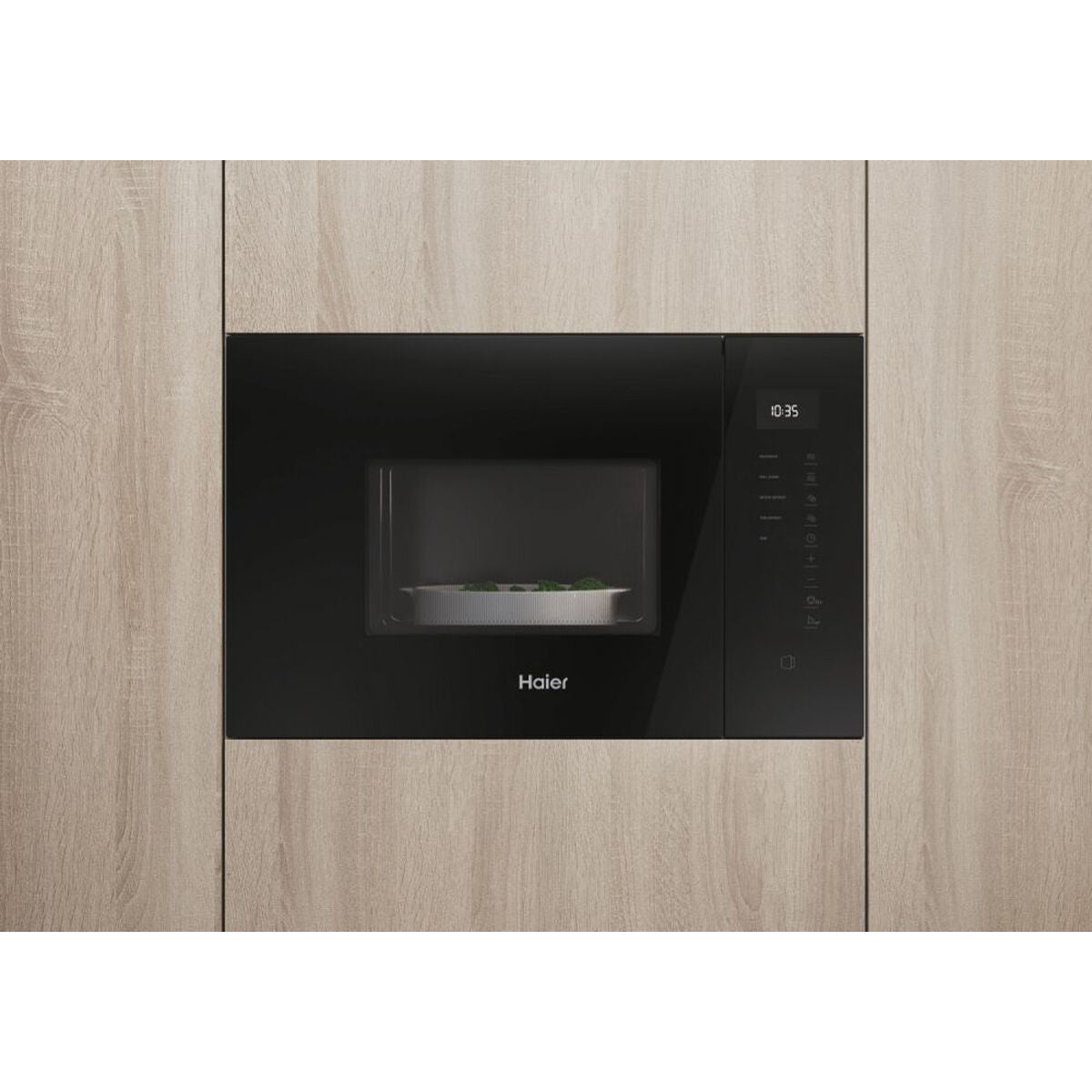 Four à micro-ondes encastrable Haier H38FMWID4ID27N 800 W Noir 20 L