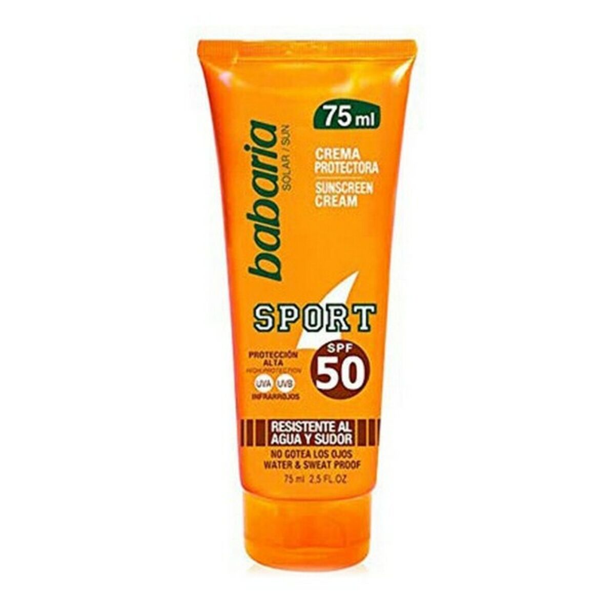 Crème solaire Babaria Solar Sport Spf 50 75 ml