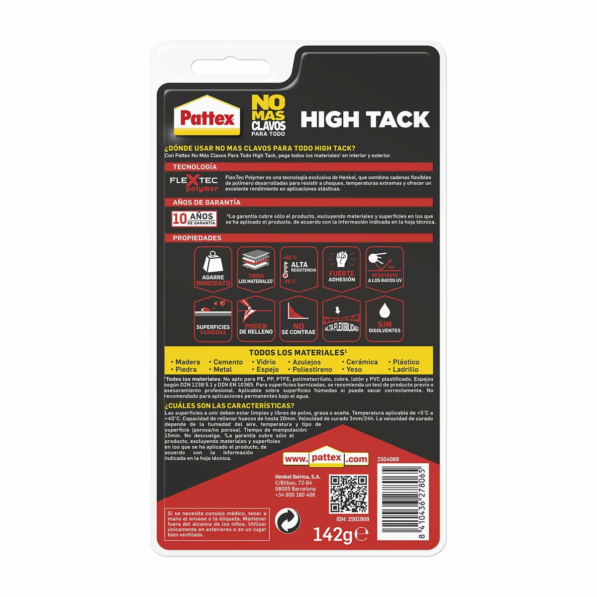 Adhésif de montage Pattex 14010250 (1 Unité)