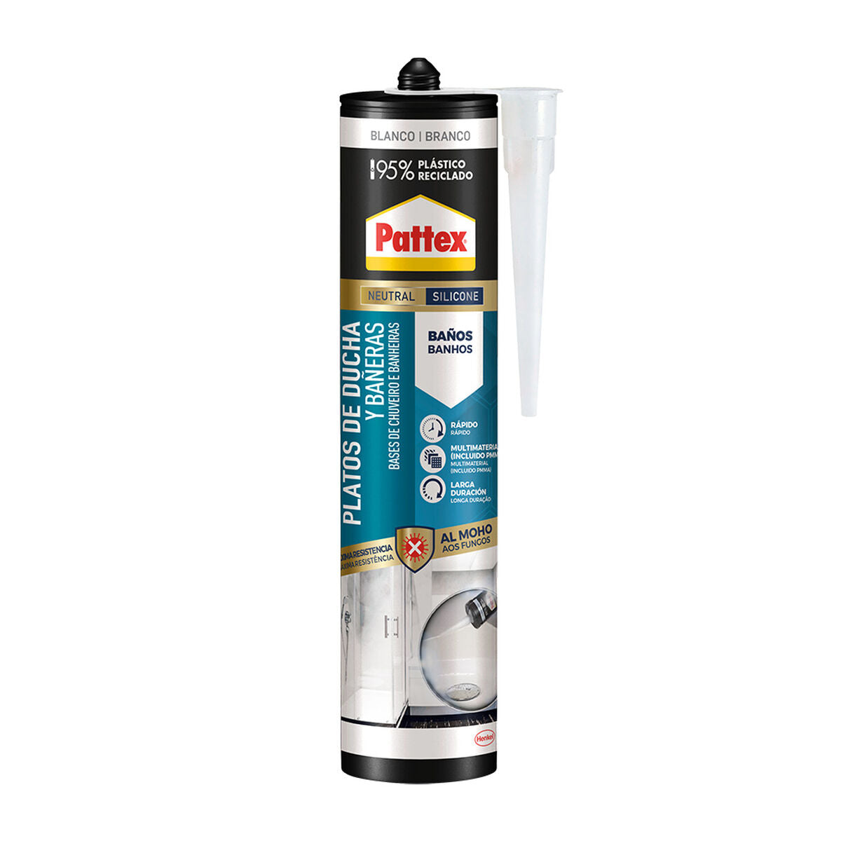 Silicone Pattex Blanc 280 ml Salles de bains