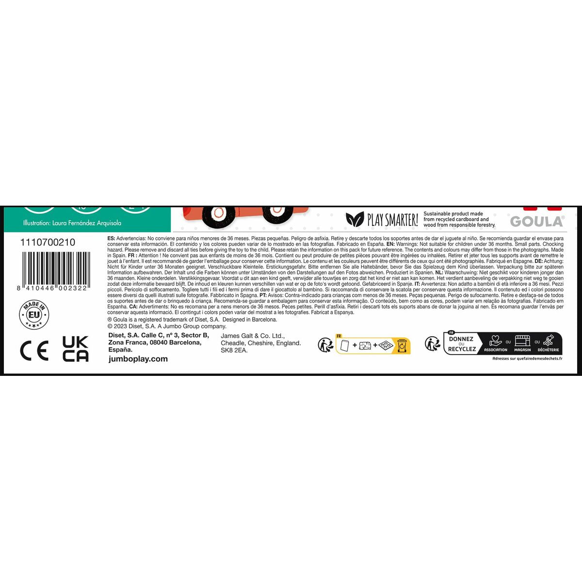 Jeu de société Diset My First Race