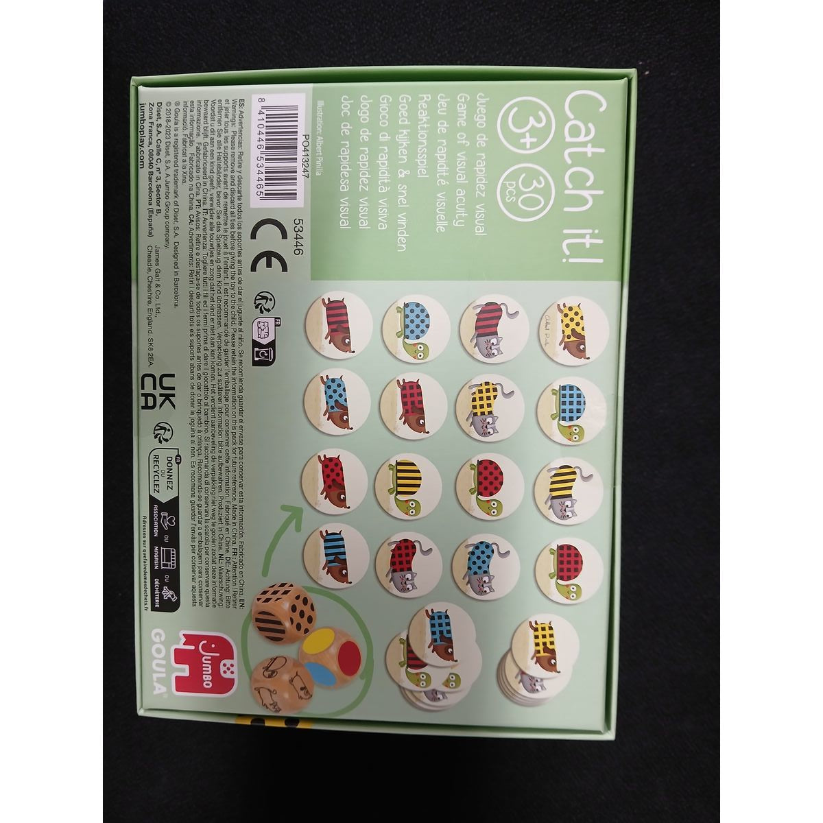 Jeu Memory Catch it Goula 53446 (30 pcs) (ES)