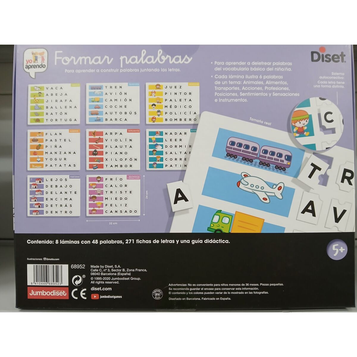 Jouet Educatif Diset Create Words (ES)