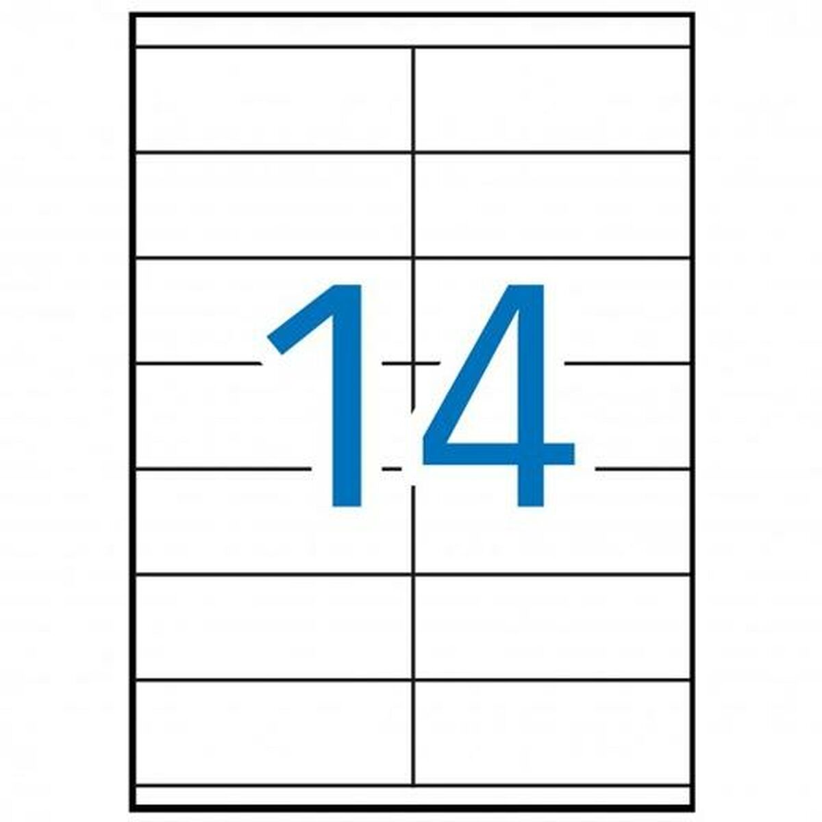 Etisuettes MULTI 3 105 X 40 mm Blanc 100 Volets