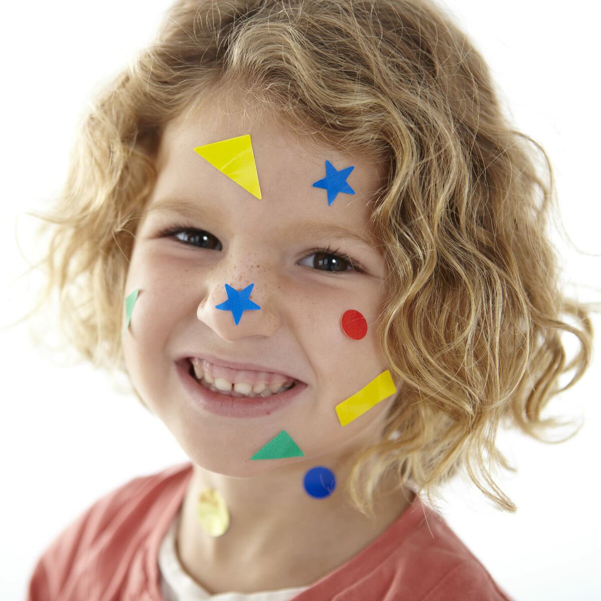 Autocollants Apli Bleu Rond