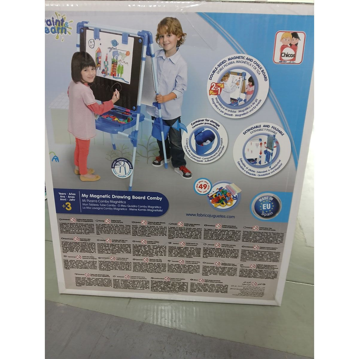 Tableau 2 en 1 Chicos   (63 x 60 x 120 cm) 63 x 60 x 120 cm (64 pcs)