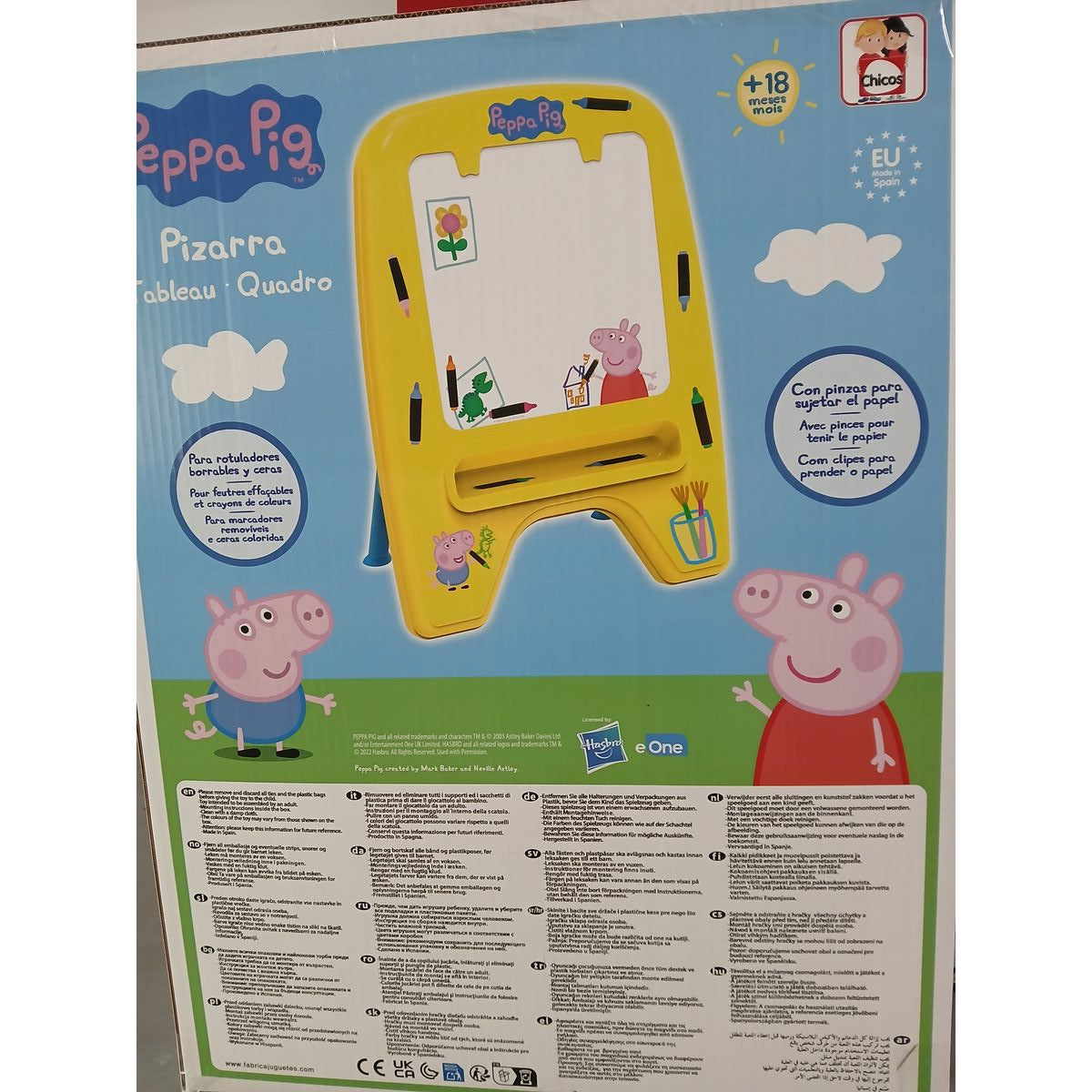 Tableau magique Peppa Pig 52199 Jaune 59 x 33 x 75 cm (59 x 33 x 75 cm)