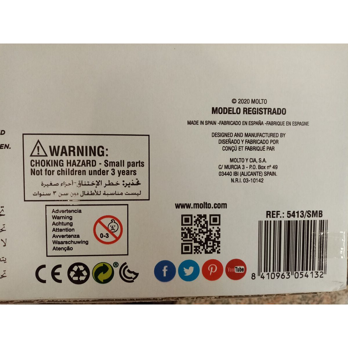 Piste de course Moltó Parking 60,5 x 71 cm