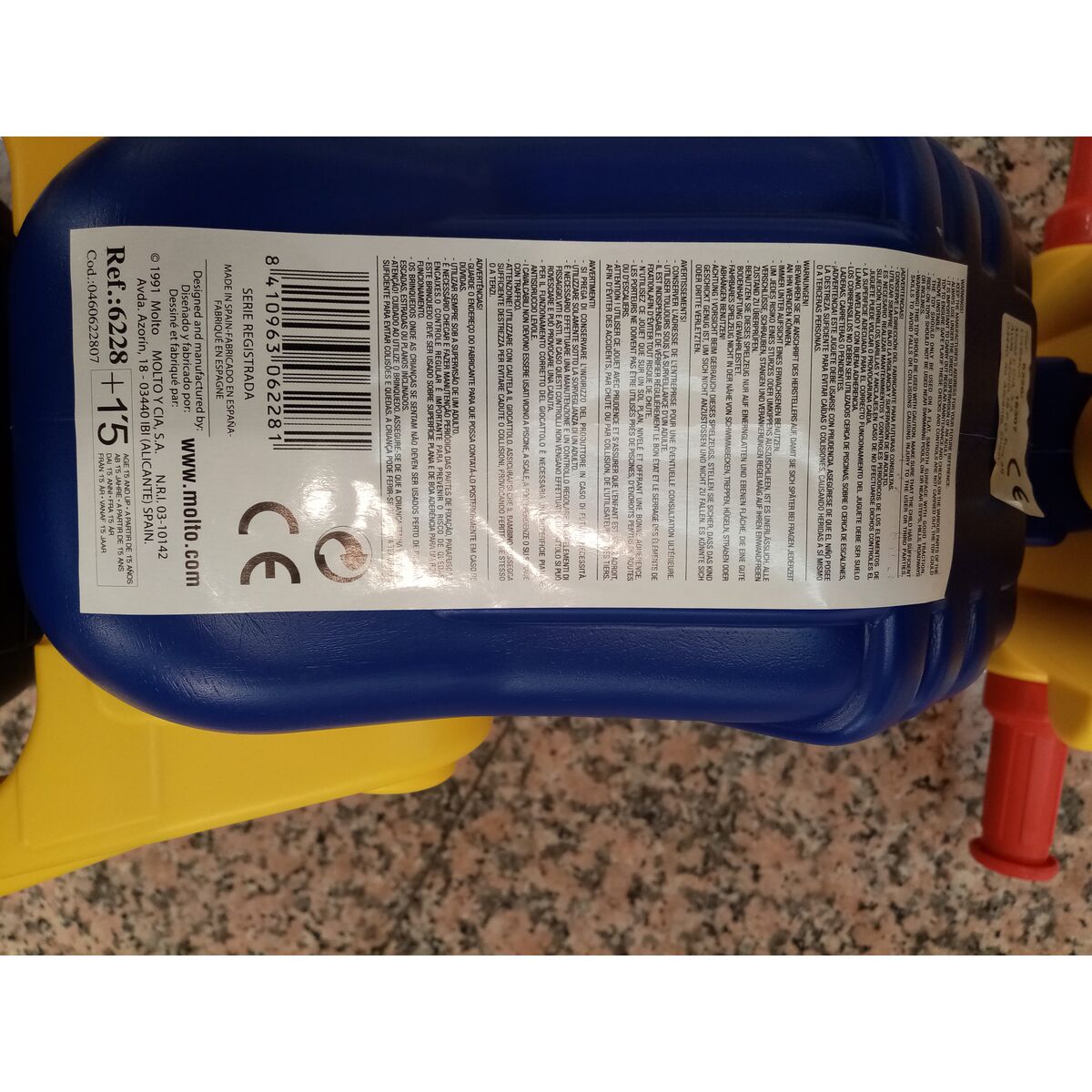 Tricycle Moltó Cross Classic 63 cm (63 cm)