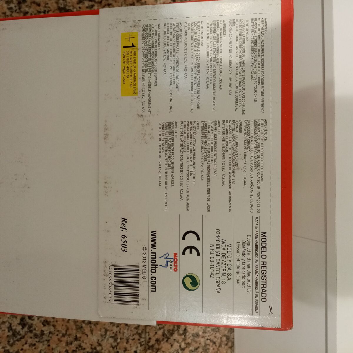 Jouet interactif Moltó Mushroom activities (40 cm)