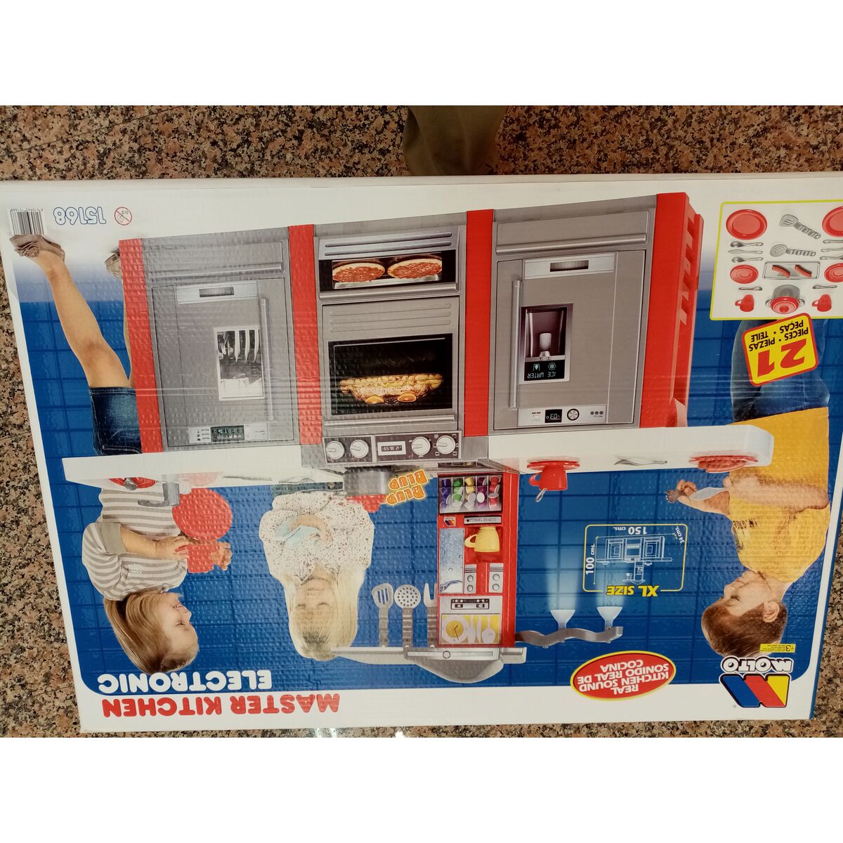 Cuisinière jouet Moltó Masterkitchen 150 x 100 x 34 cm