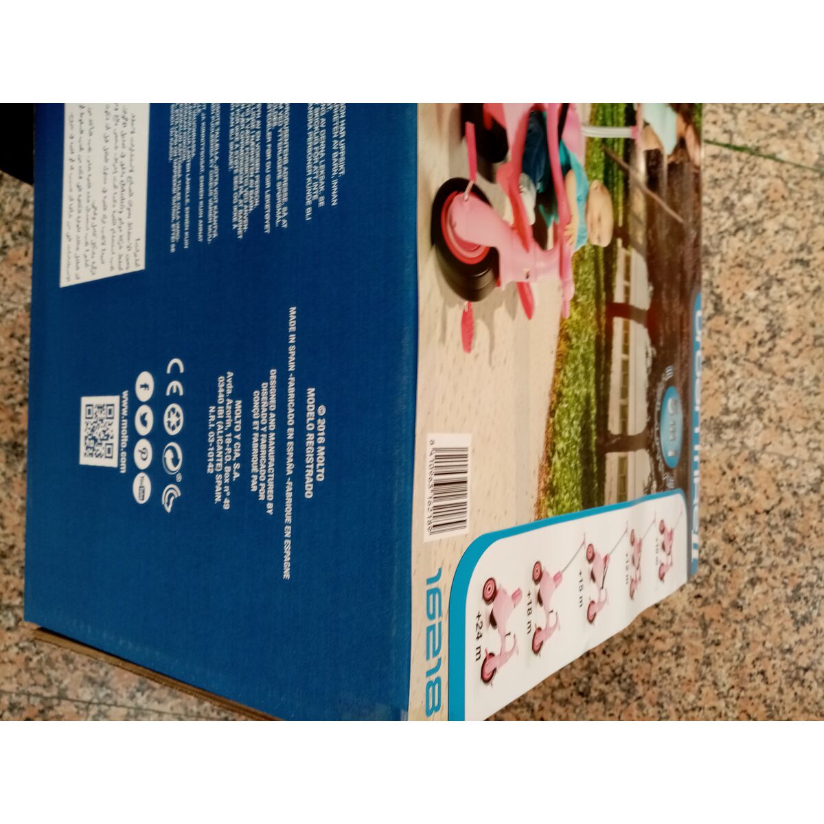 Tricycle Moltó Urban City Rose