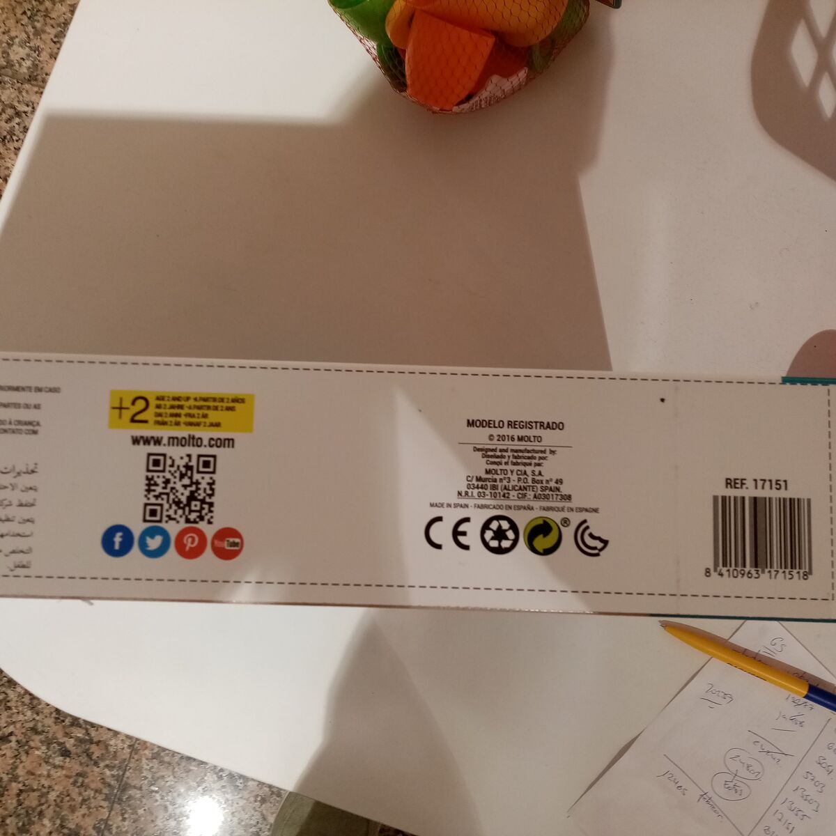 Ensemble Vaisselle pour Enfants Moltó 45 Pièces 15 Pièces