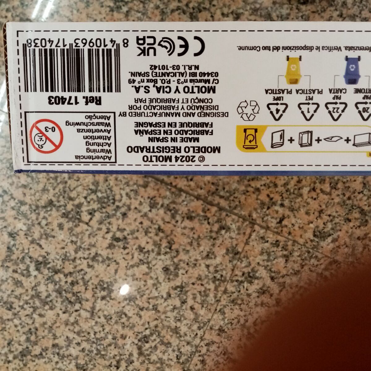 Garage Parking avec Véhicules Moltó 17403 59 x 55 x 33 cm