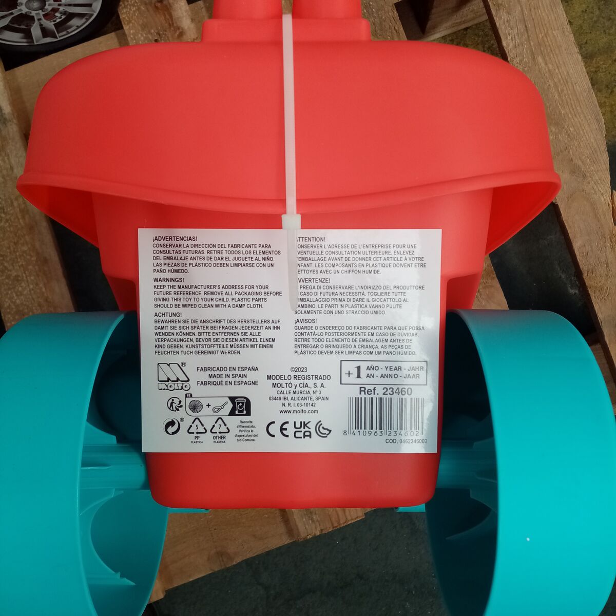 Blocs de construction Moltó    20 Pièces Panier