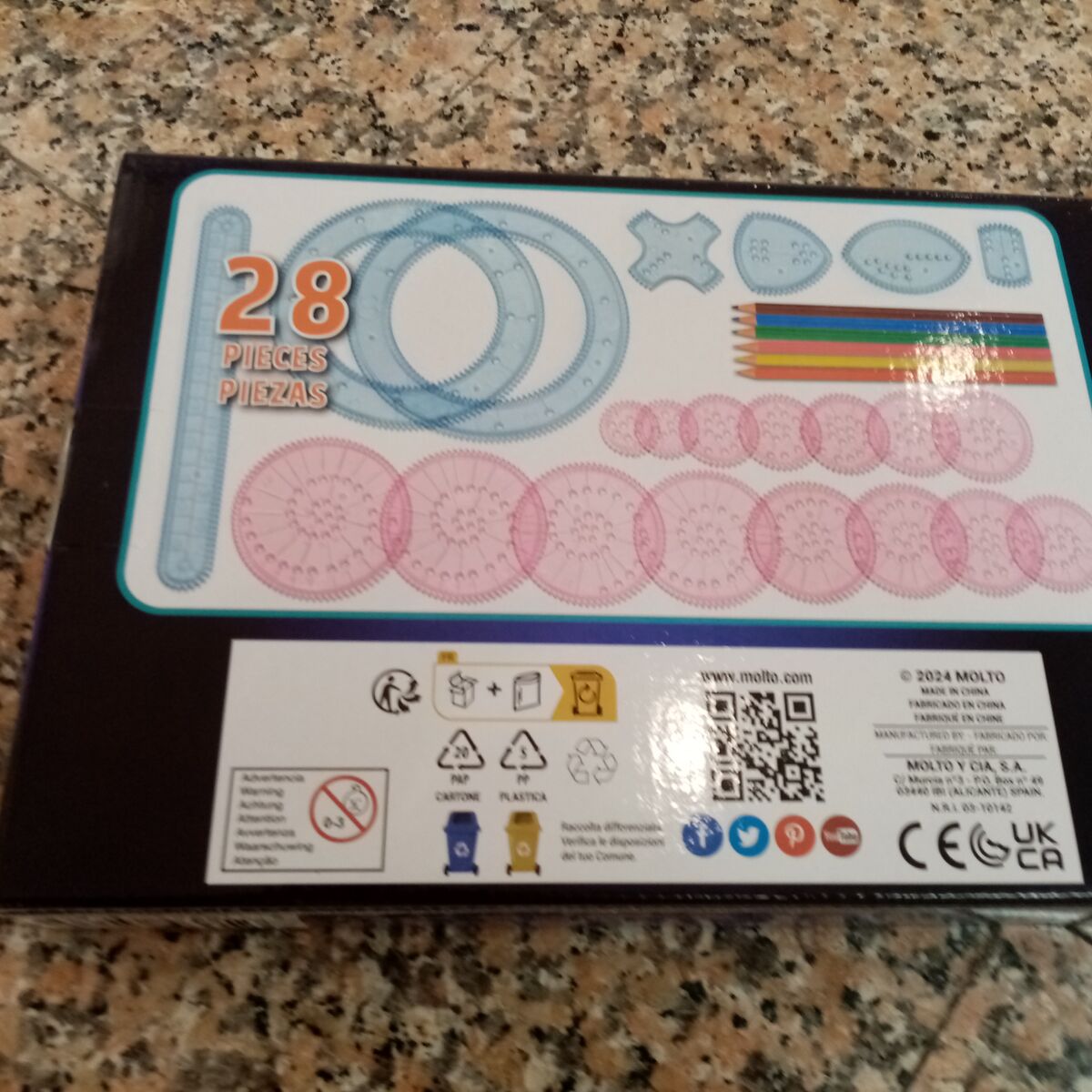 Kit de Dessin Moltó Graphics 28 Pièces