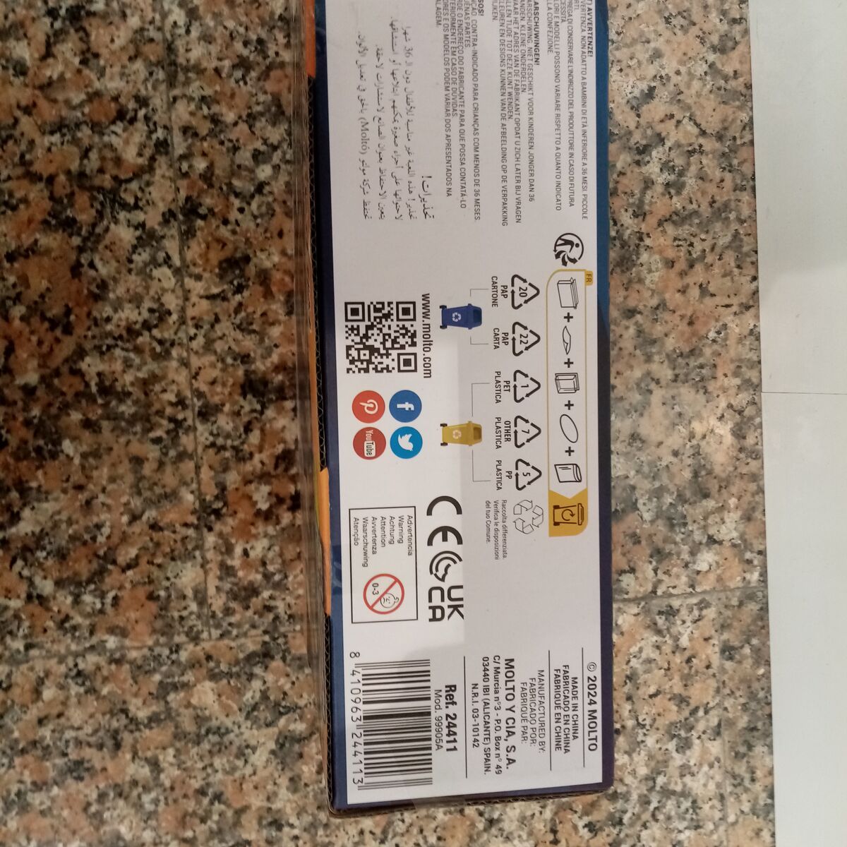 Piste de course Moltó 107 cm Dinosaure 17 Pièces