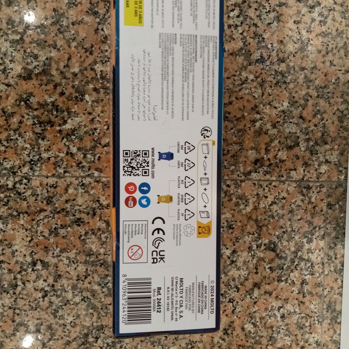 Piste de course Moltó 107 cm Requin 17 Pièces