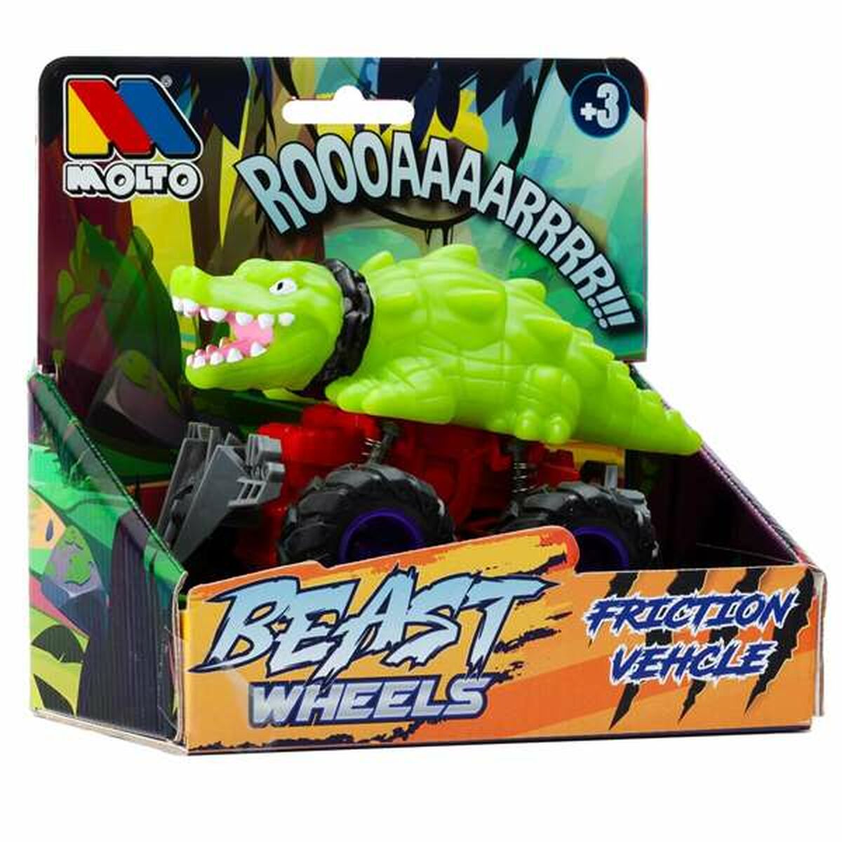Voiture de friction Moltó Beast Wheels Multicouleur