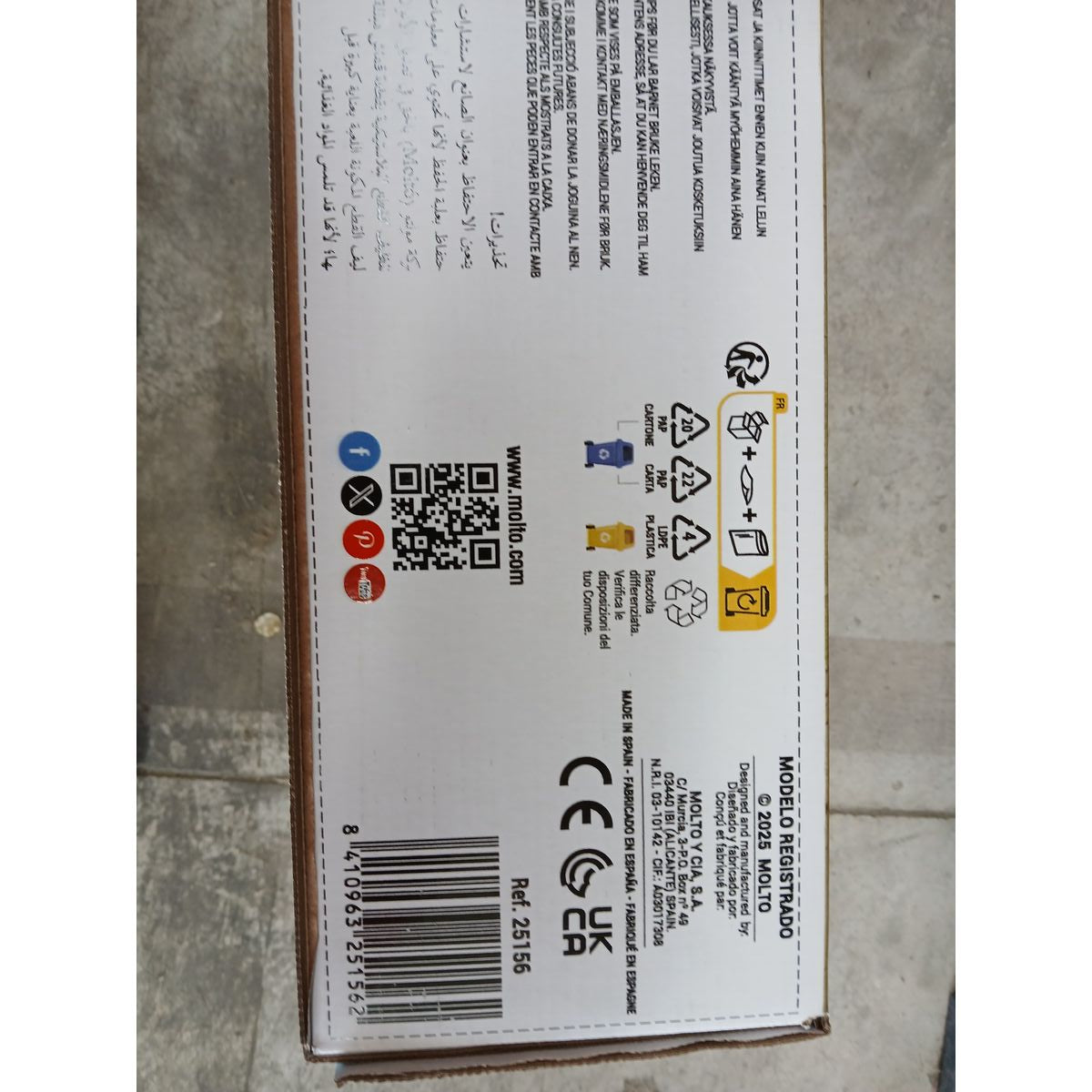 Cuisinière jouet Moltó 82 x 56 x 28 cm