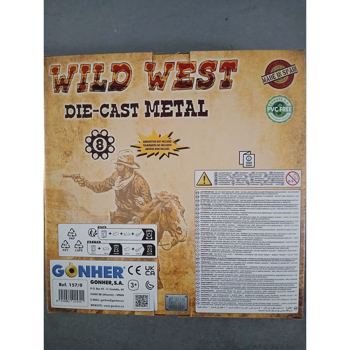 Ensemble de Pistolets Western Gonher 157/0 (5 pcs)