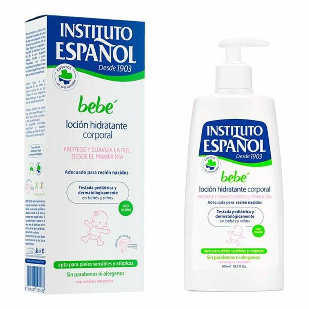 Lotion Hydratante pour Bébé Instituto Español 300 ml