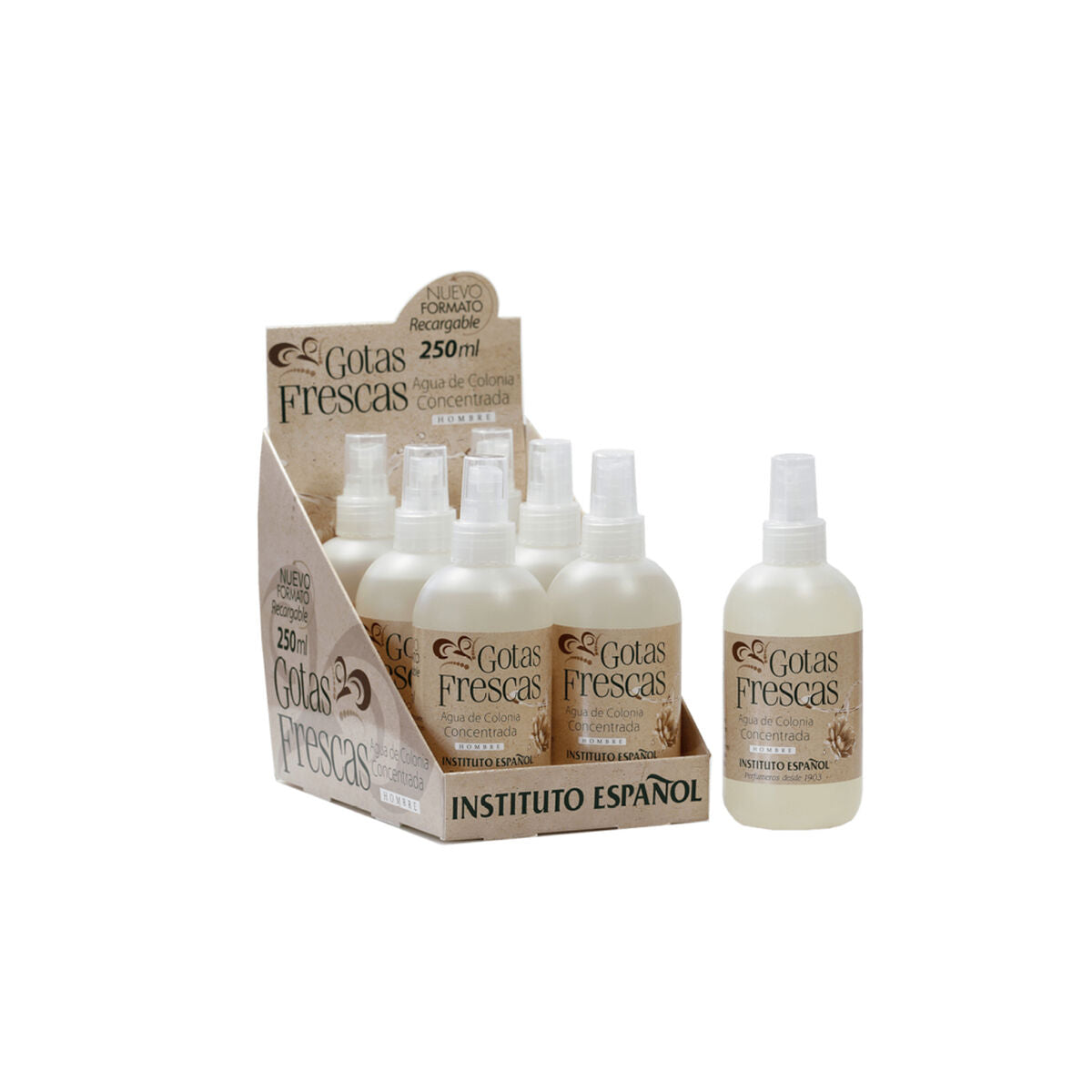 Parfum Homme Instituto Español Gotas Frescas Colonia Concentrada Hombre 250 EDC 250 ml