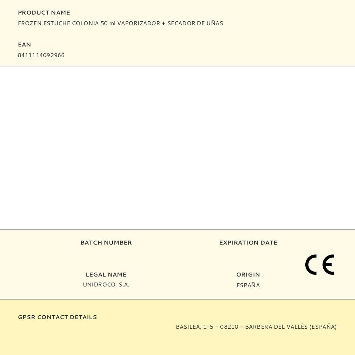 Parfum pour enfant Disney Frozen EDT 50 ml (2 Unités)